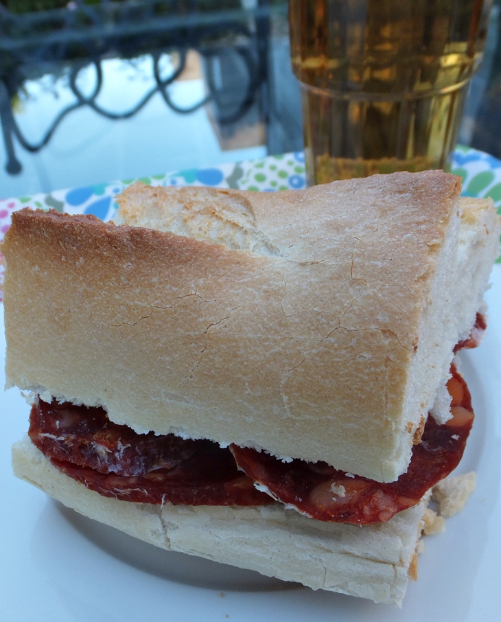 Bocadillo de chorizo