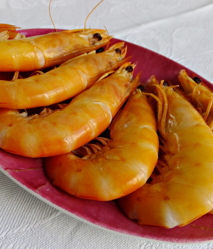 Langostinos cocidos