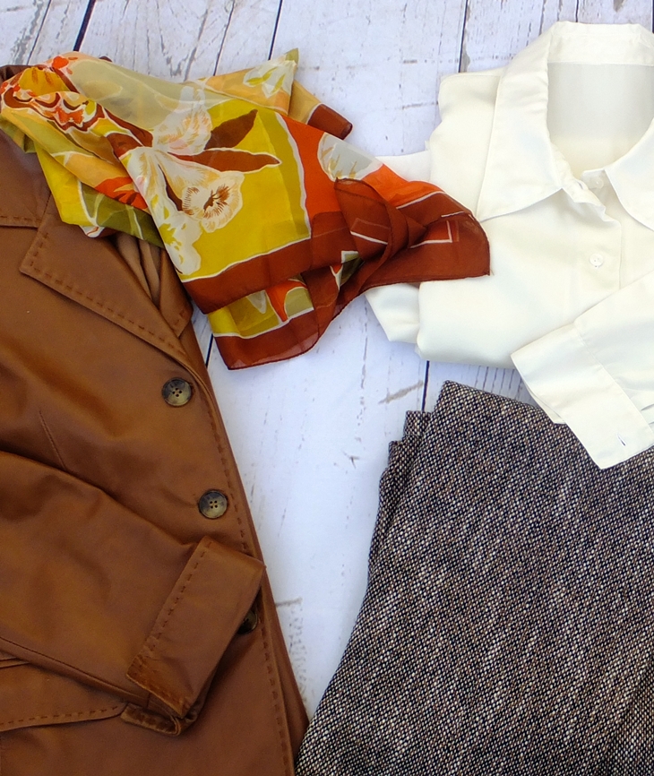 De paseo, cuero y tweed