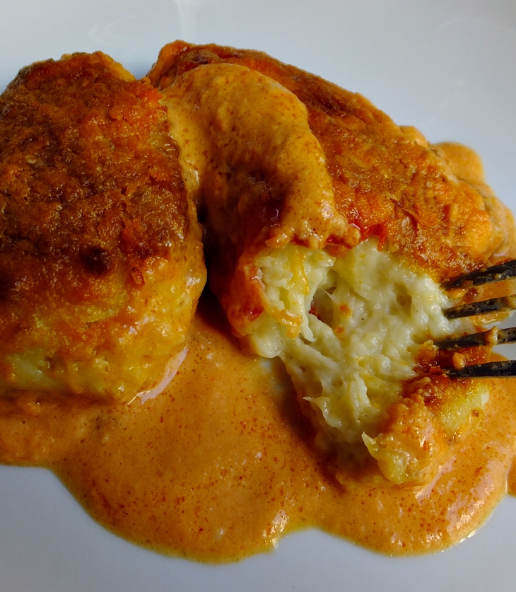 Pimientos rellenos de&nbsp;bacalao