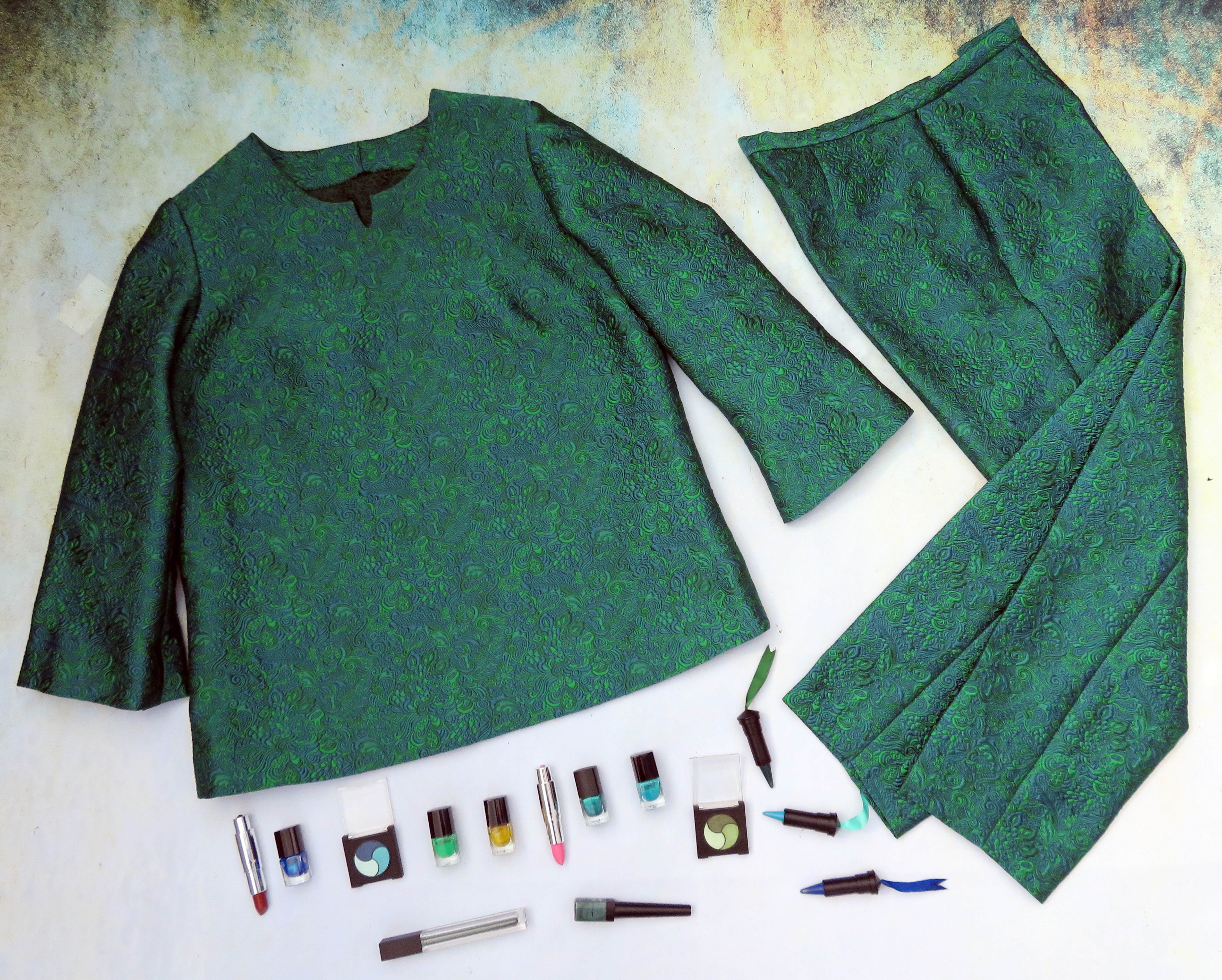 Blusón pantalón verde 2