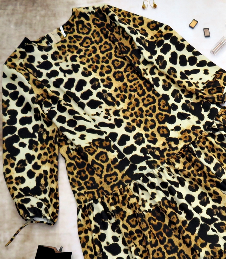 Vestido de estampado animal (2018)