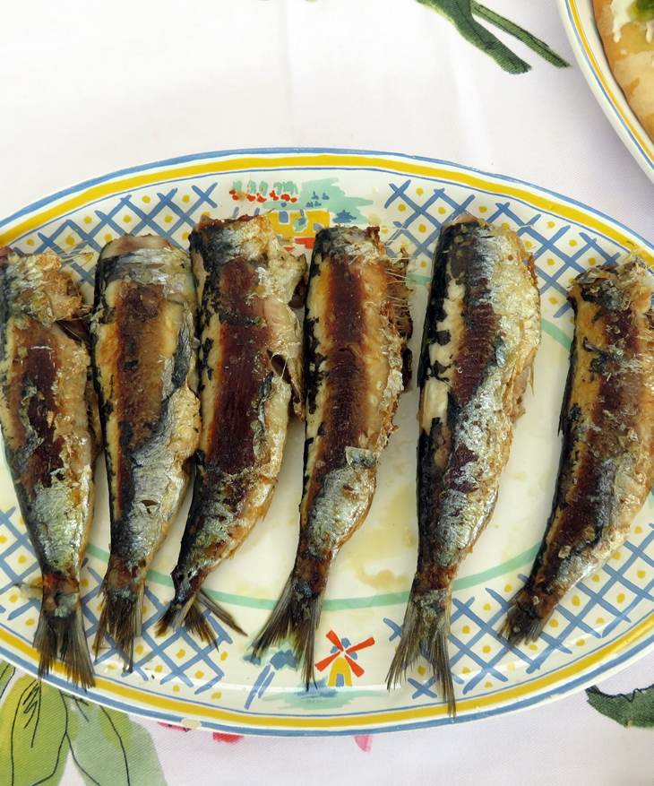 Sardinas asadas