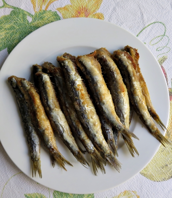 Anchoas fritas