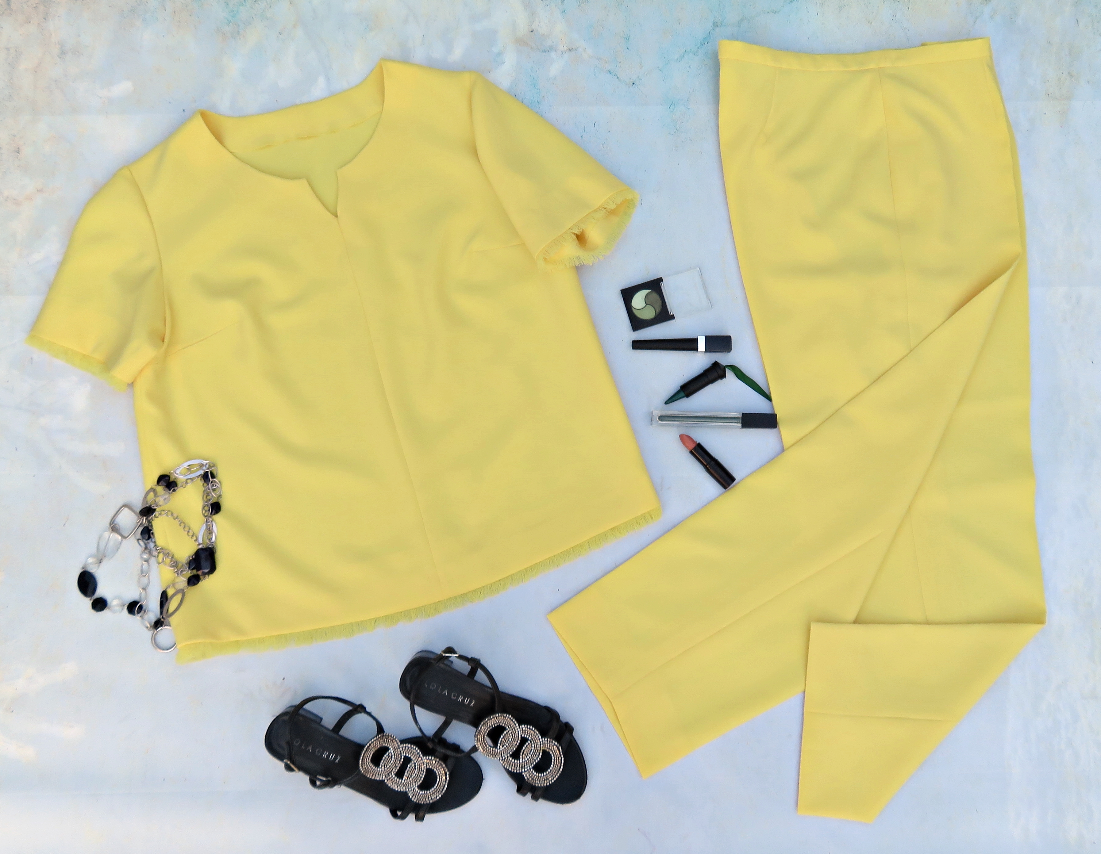 Blusón pantalón amarillo 1