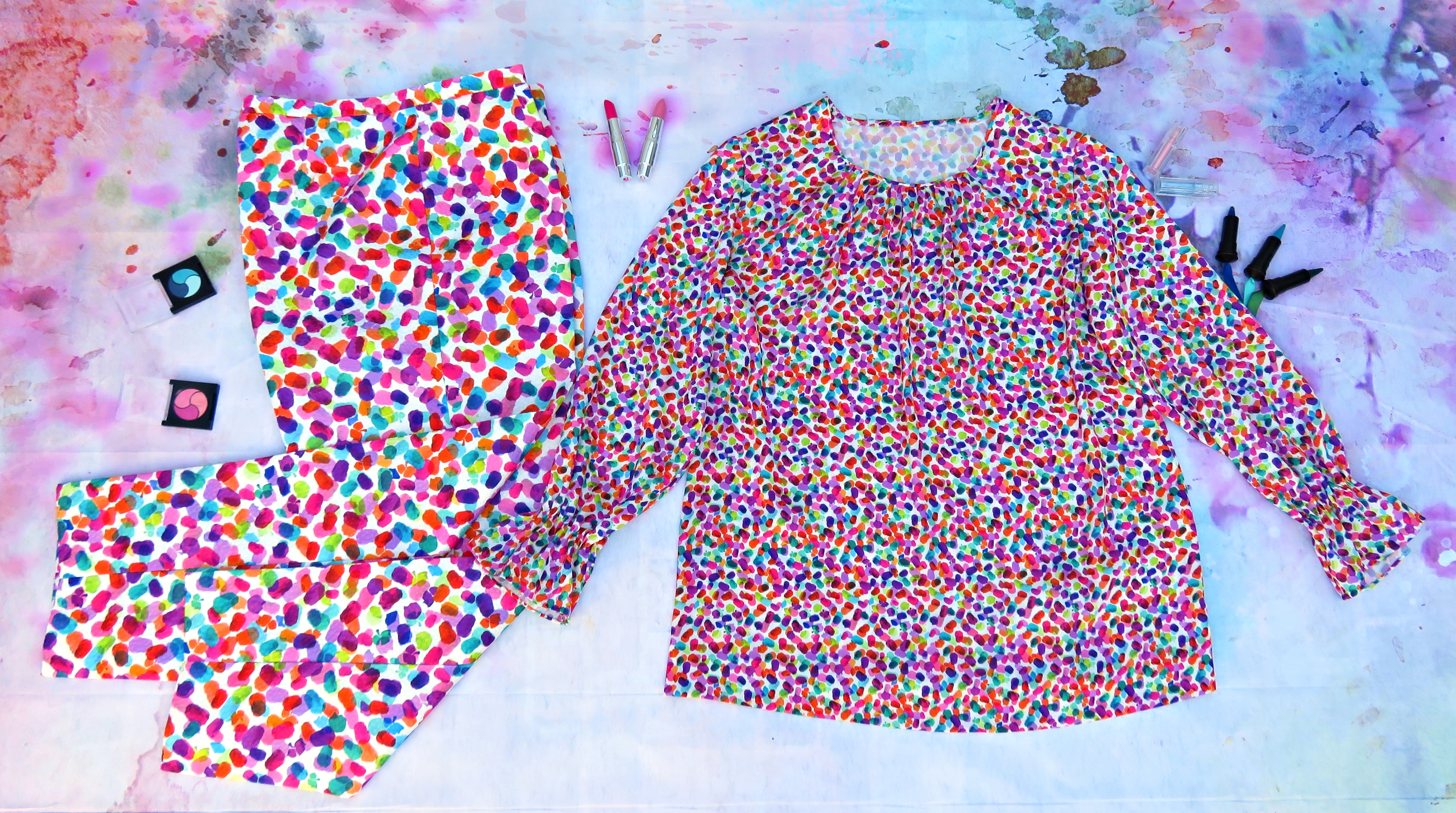 Blusón Pantalón colorines 2