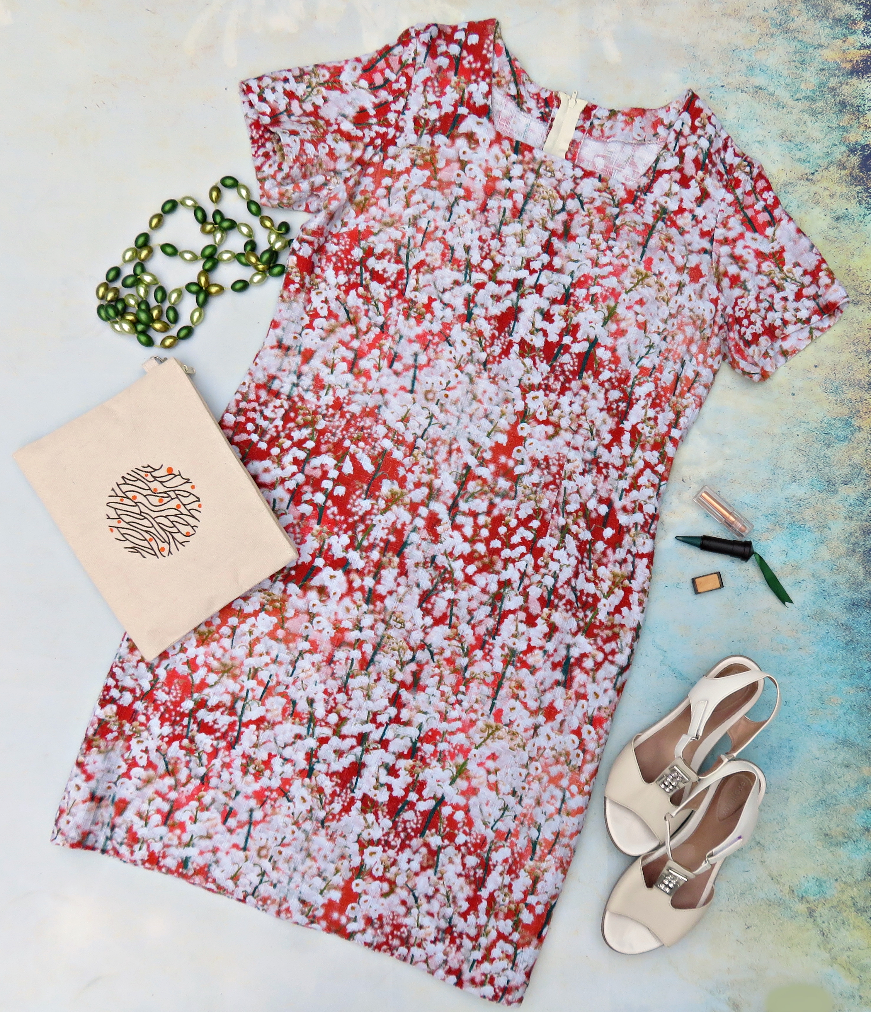 Vestido flores blancas 2