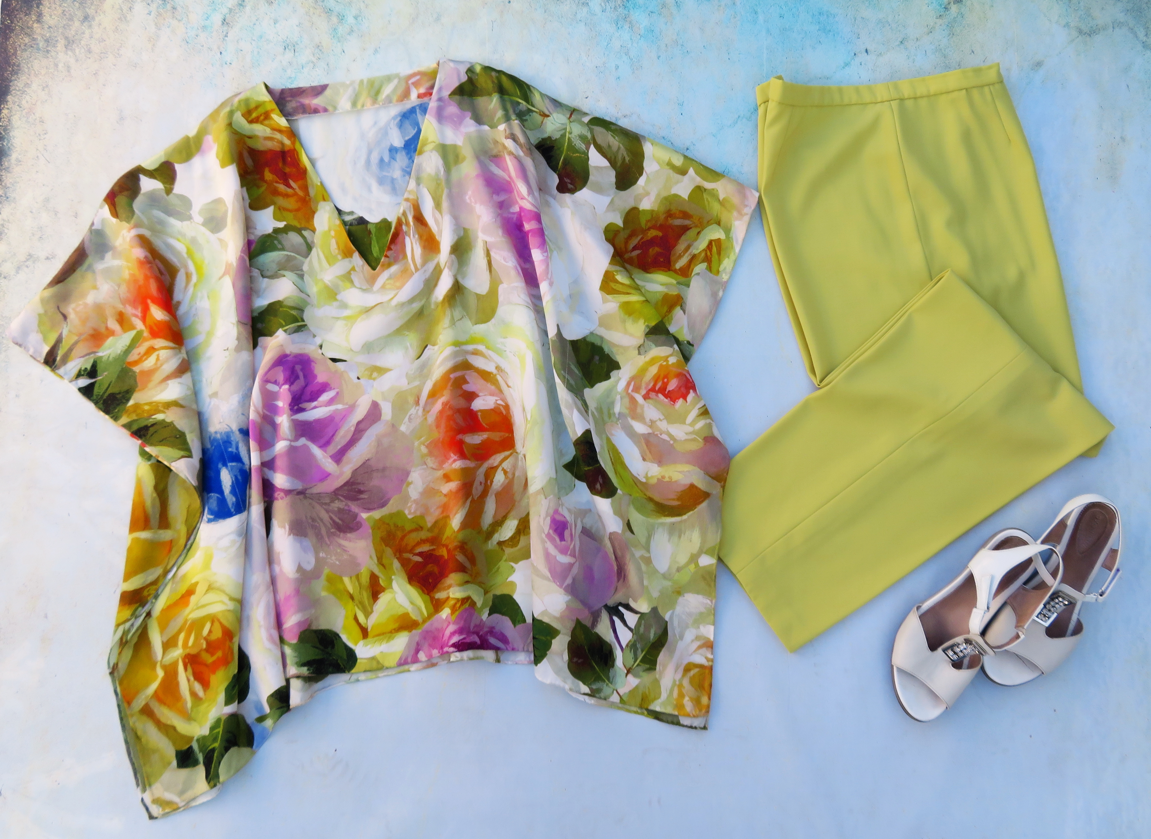 Blusón pañuelo flores 4