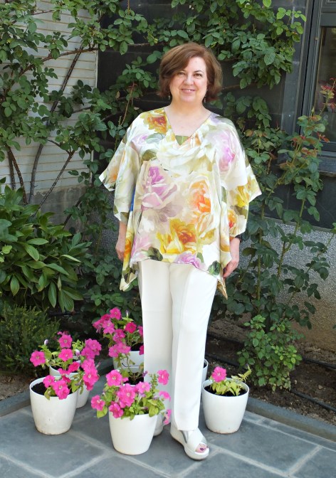 Blusón pañuelo flores 5