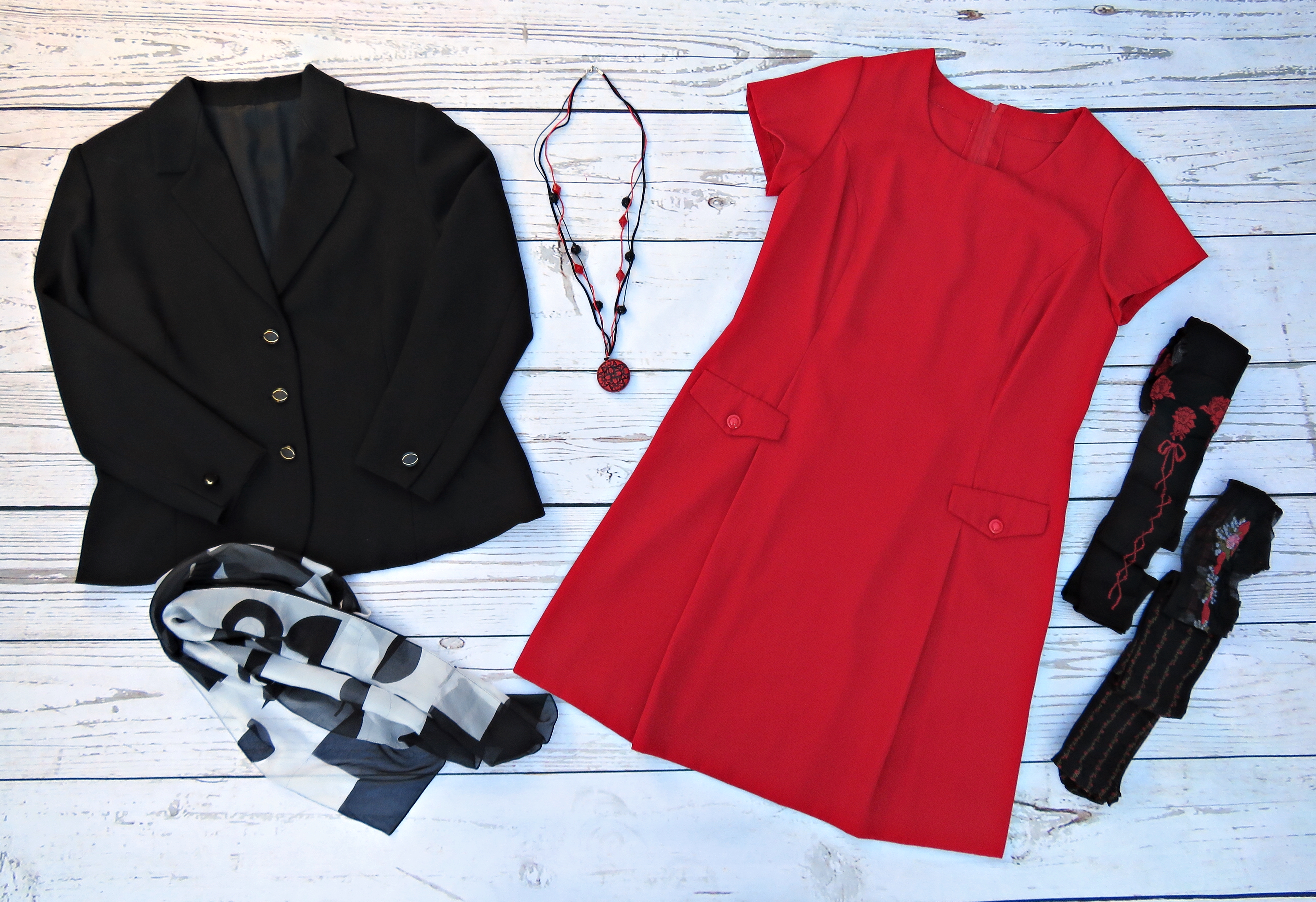 Vestido rojo corta 1