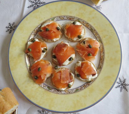 Blinis salmón 1