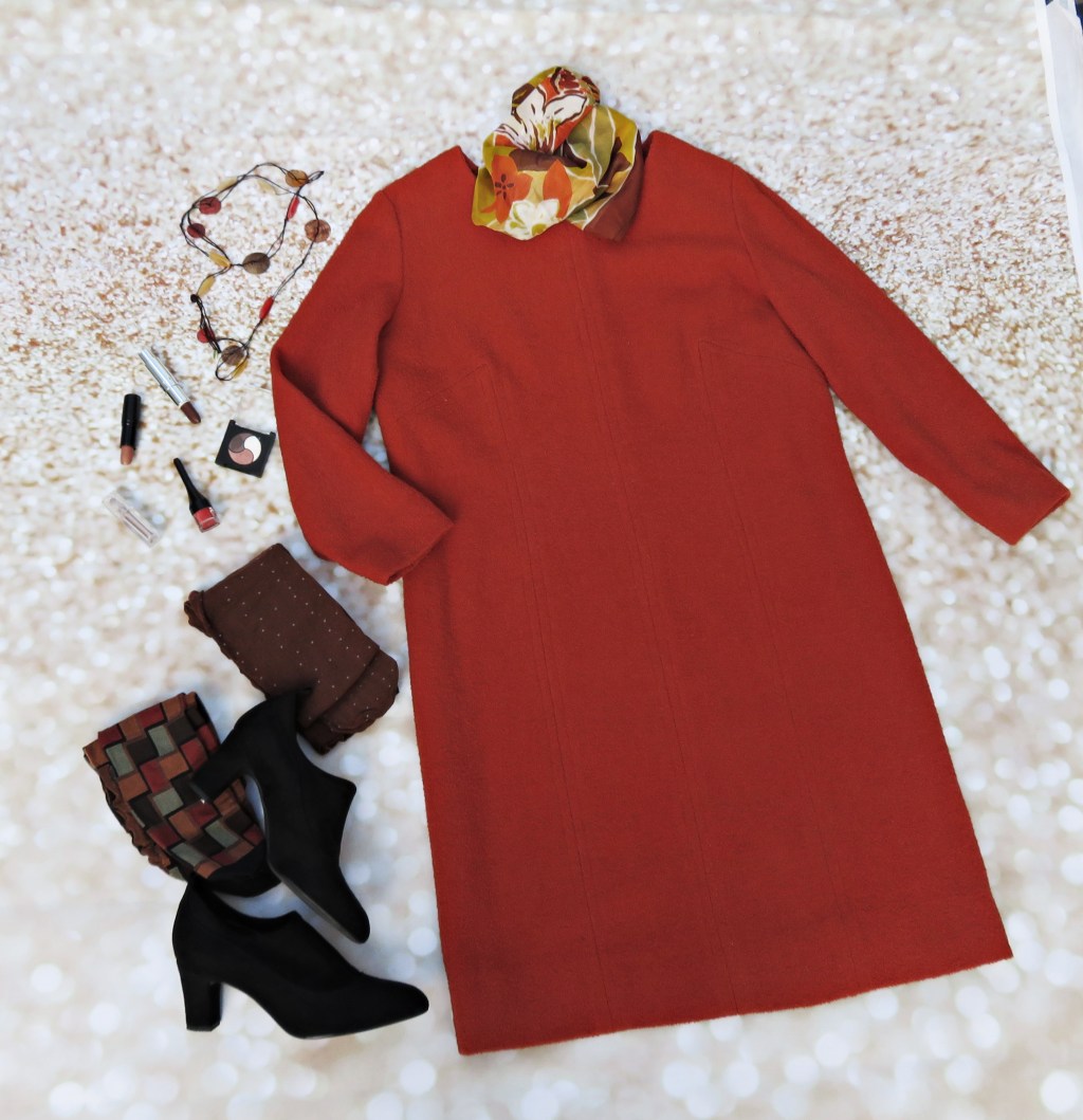 Vestido de lana naranja (2007)