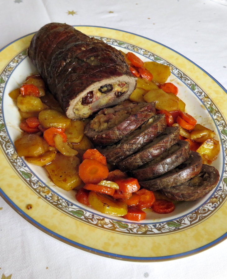 Aleta de ternera rellena de&nbsp;manzana