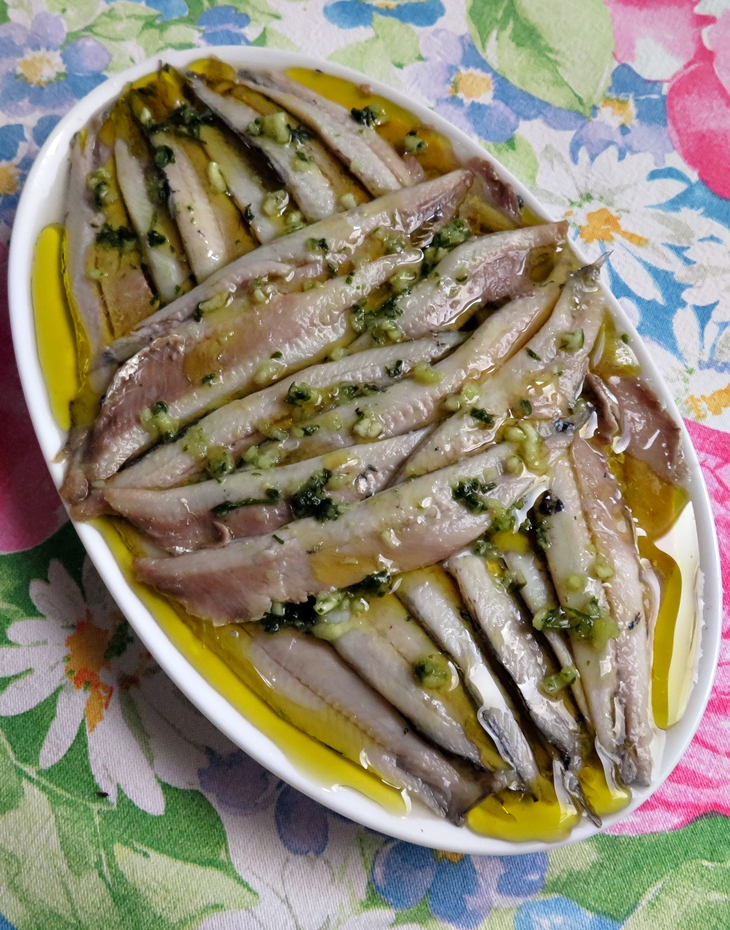 Anchoas en vinagre