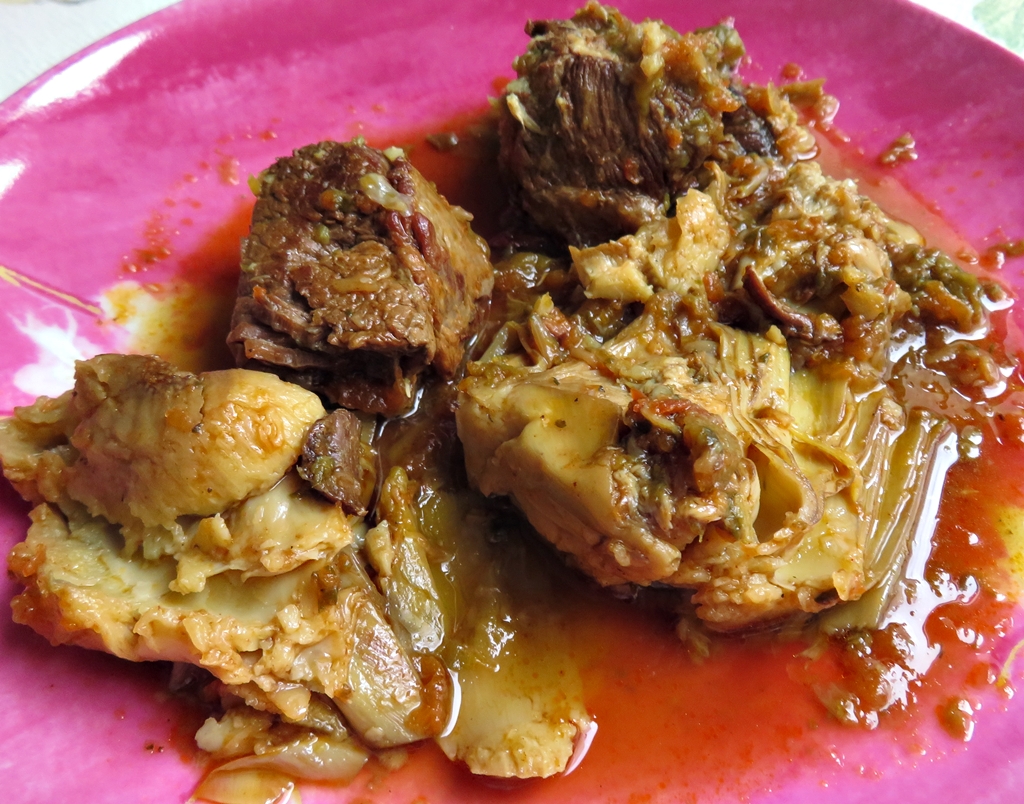 Ternera guisada con&nbsp;alcachofas