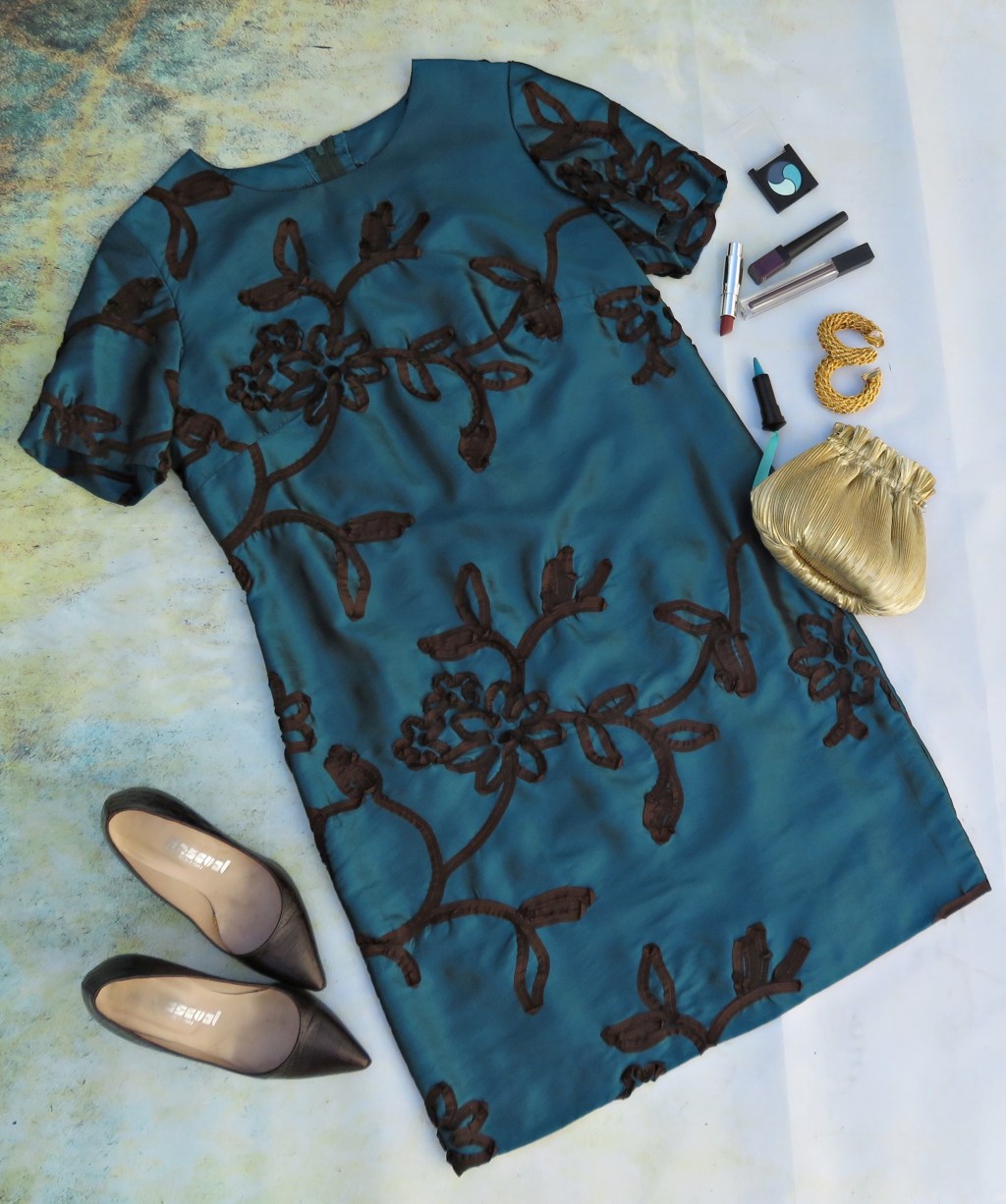 Vestido turquesa y marrón&nbsp;(2012)