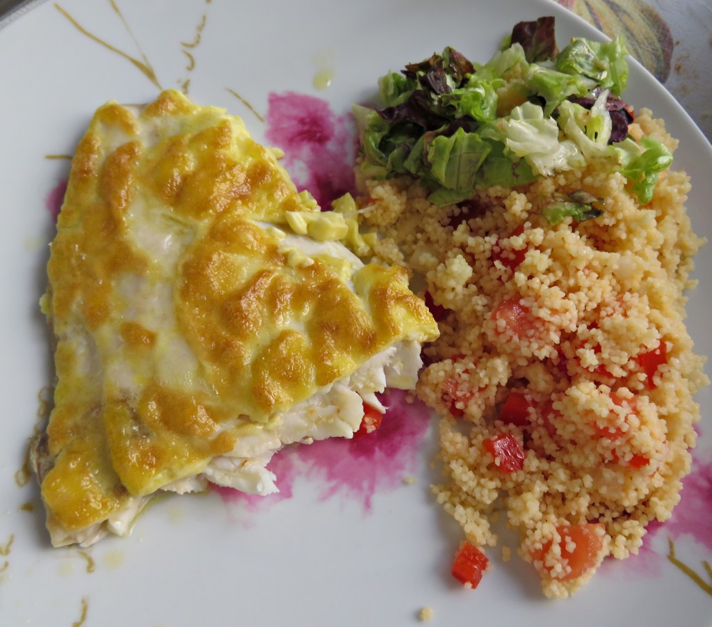 Sargo gratinado con ensalada de&nbsp;cuscús