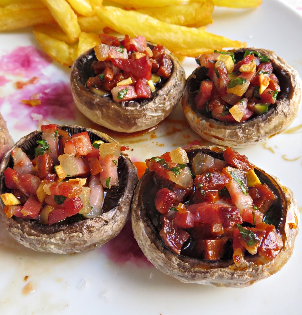 Champiñones al horno