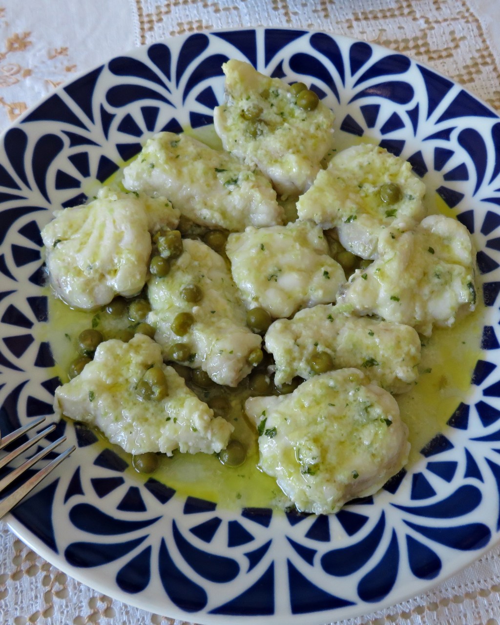 Medallones de rape en salsa&nbsp;verde