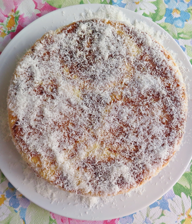 Tarta de zanahoria y coco