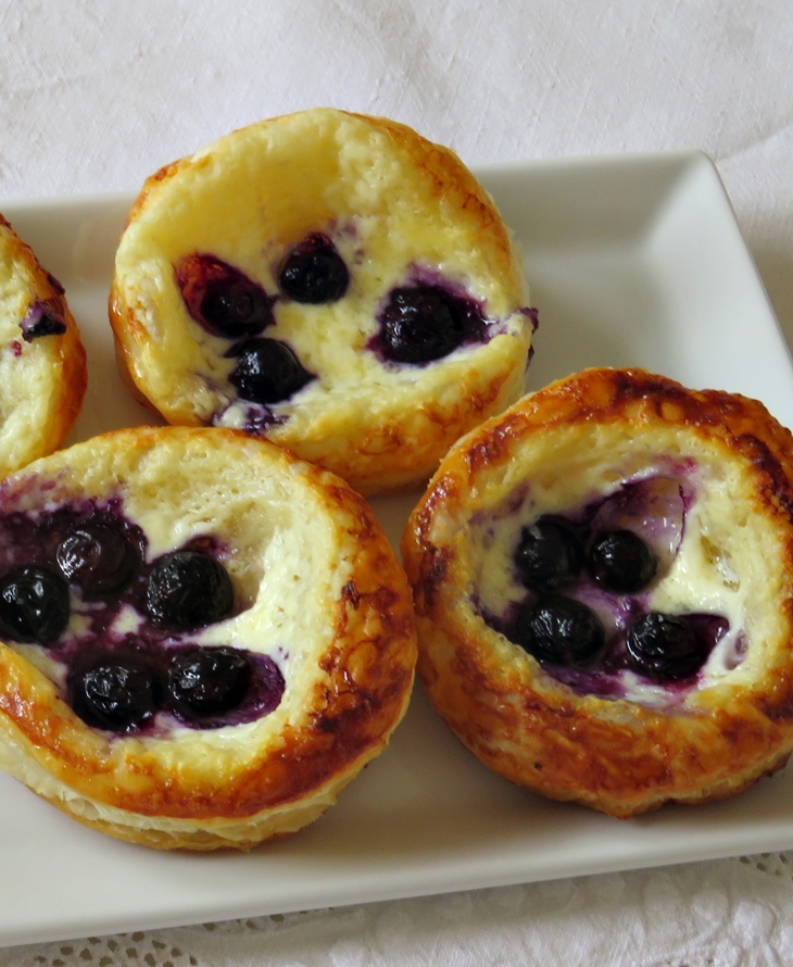 Hojaldres de arándanos