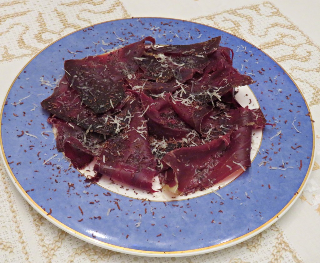 Cecina de León con queso y&nbsp;chocolate