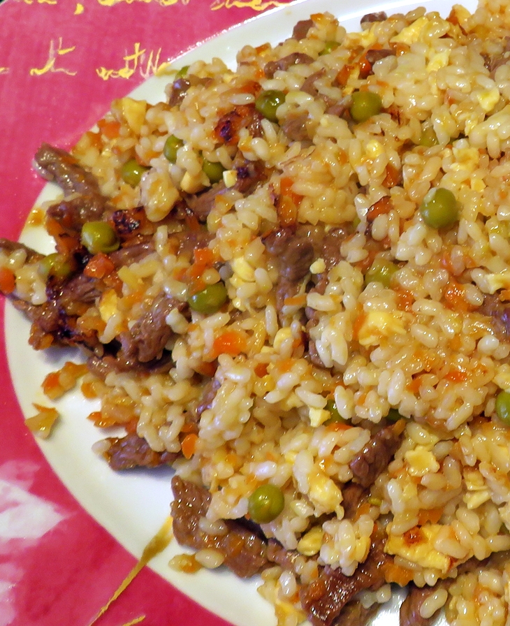 Arroz frito con&nbsp;ternera