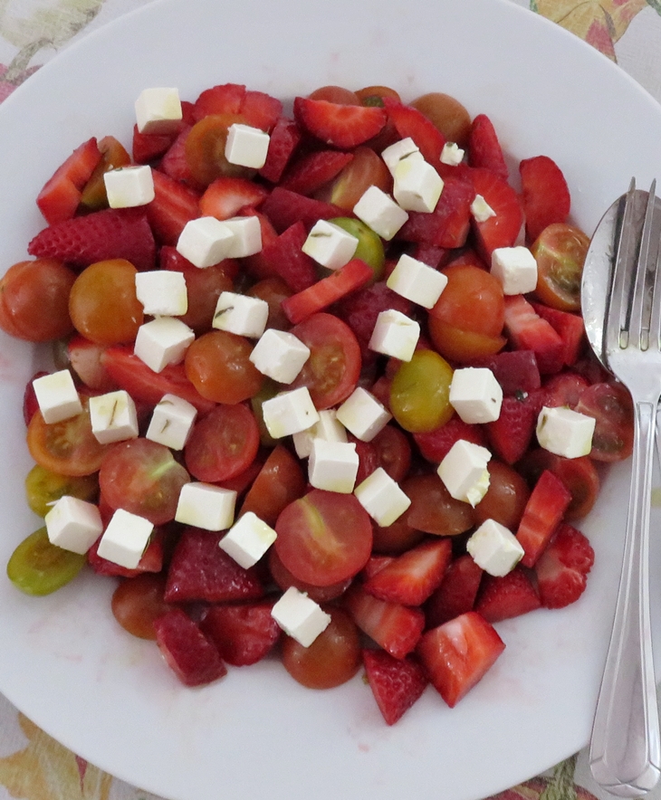 Ensalada de cherrys y&nbsp;fresas