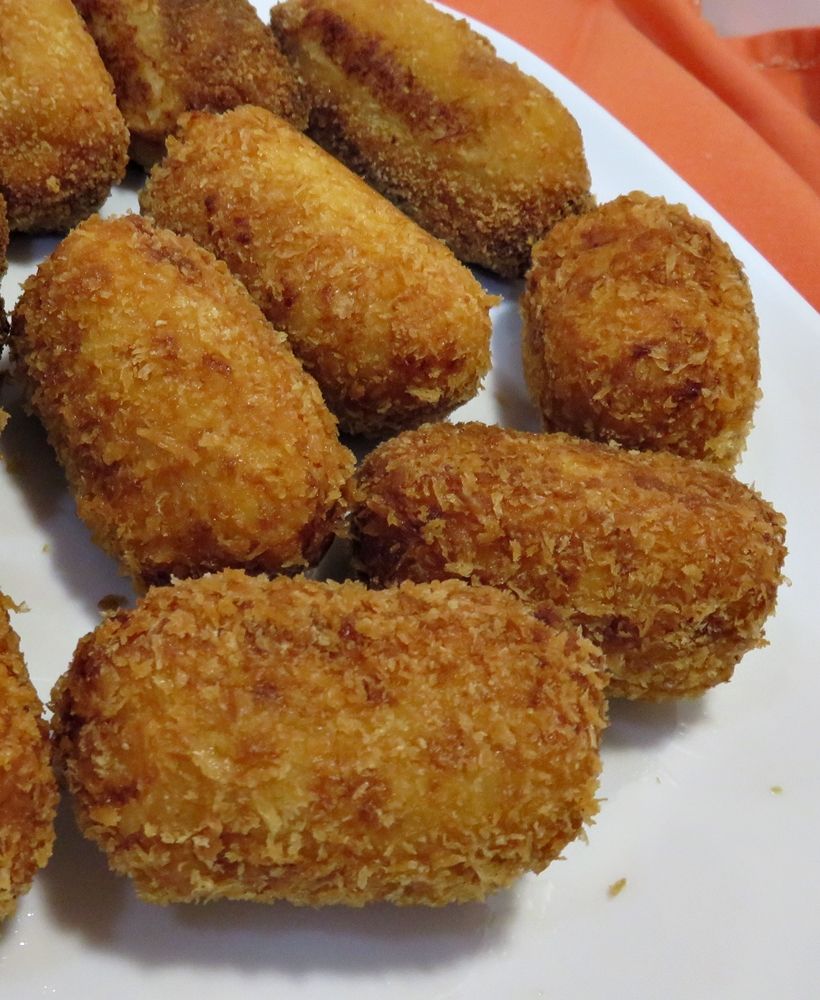 Croquetas de bacalao y&nbsp;queso