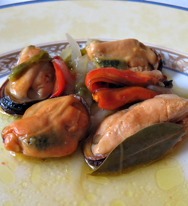 Mejillones escabechados