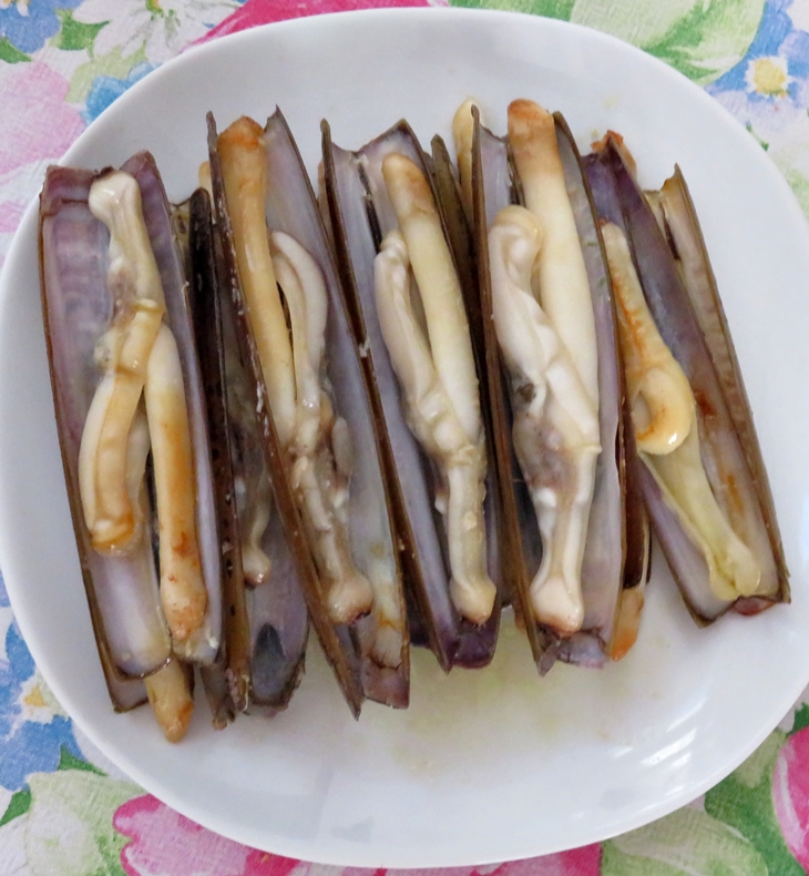 Navajas a la&nbsp;plancha