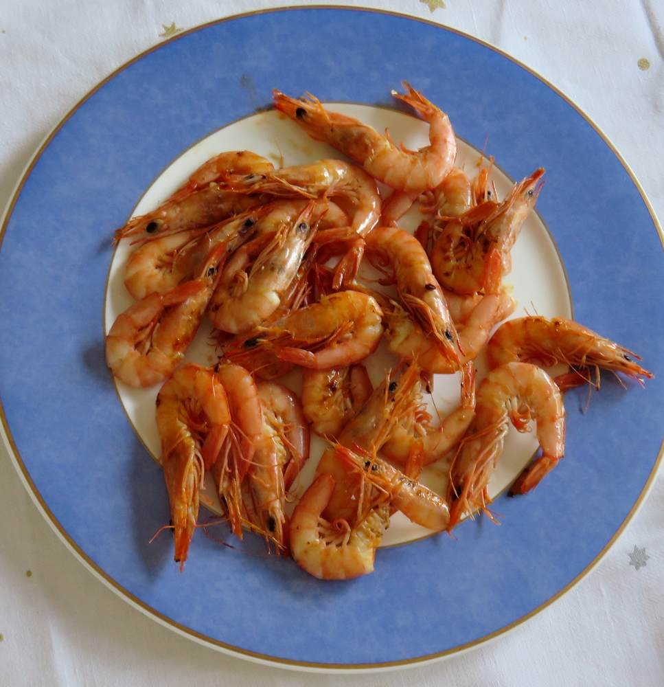 Gambas a la&nbsp;plancha