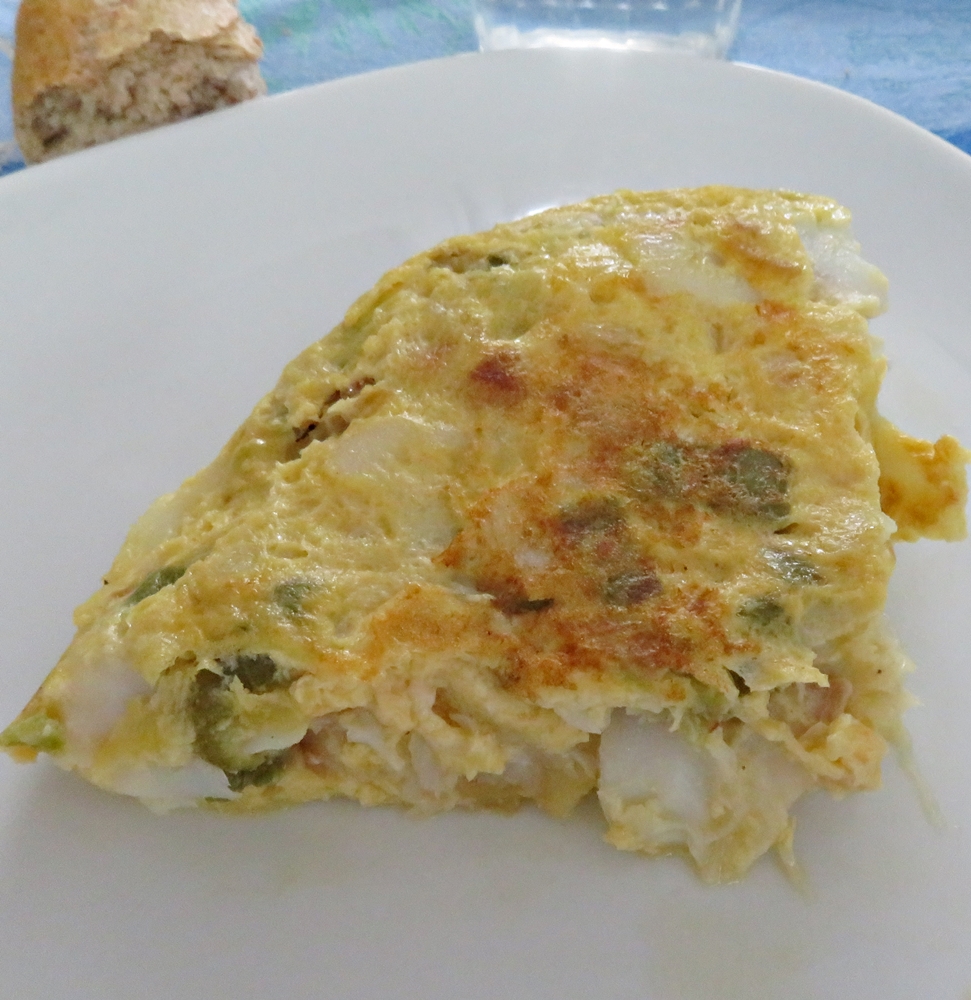 Tortilla de bacalao
