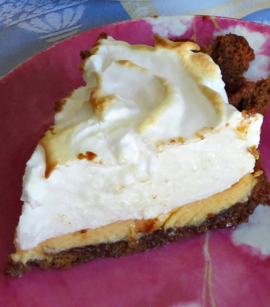 Tarta de limón gratinada