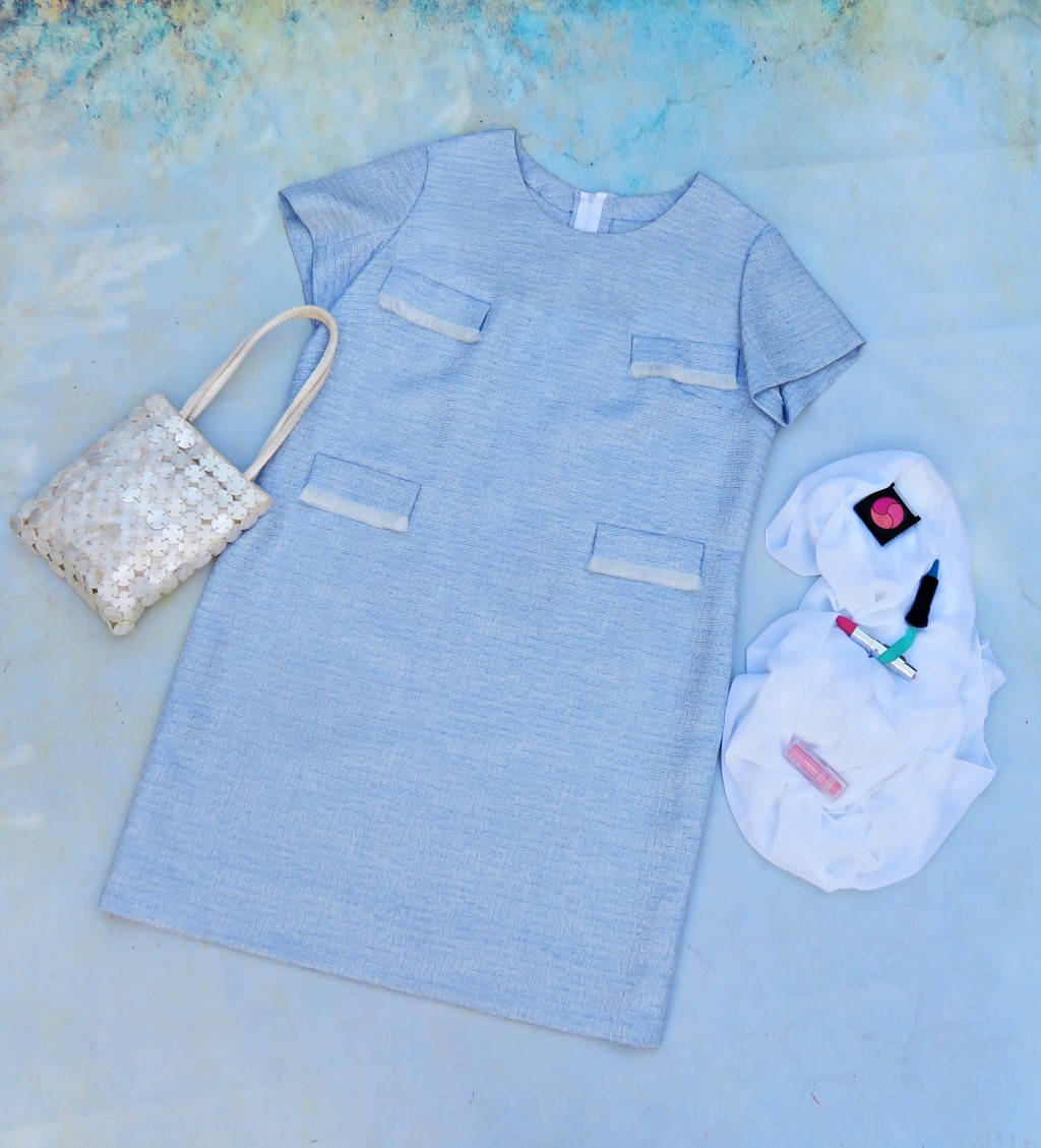 Vestido azul flecos&nbsp;(2009)