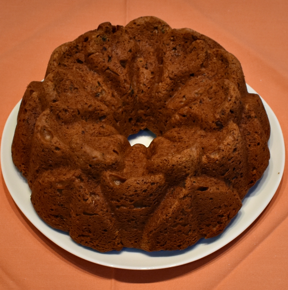 Bizcocho especiado con ciruelas pasas