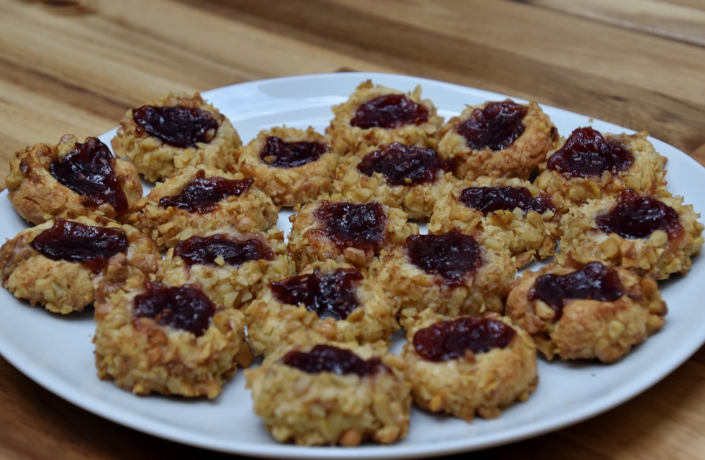 Galletas con nueces y&nbsp;frambuesa