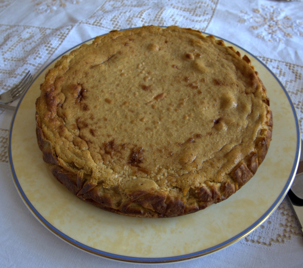 Tarta de calabaza con queso y&nbsp;especias